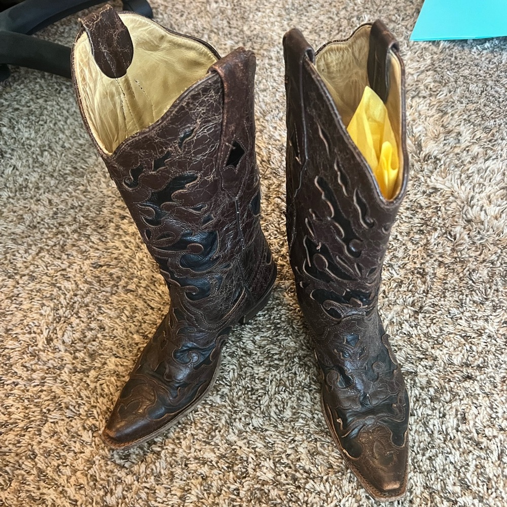 Brown Corral Brand Cowboy Boots